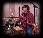 Jimmy Ibbotson of the Nitty Gritty Dirt Band. What's he doin' on drums?